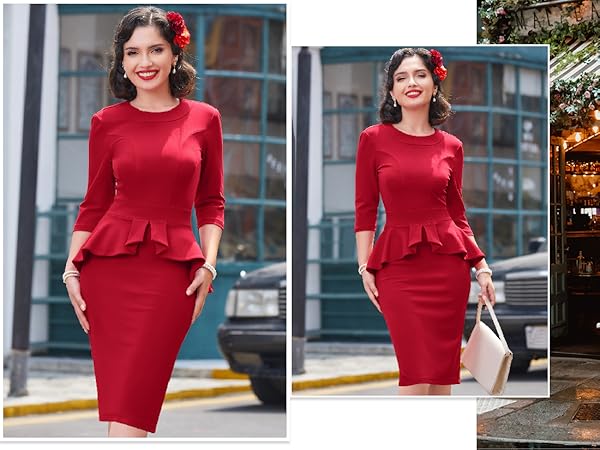 スーツ・フォーマル・ドレス 80s Vintage French Made Back Chain Dress V-NECK DRESS – Alessandra Rich