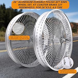 シルバーローラーケッテルブレス Amazon.com : MICARGI 140 Spoke Beach Cruiser Fat Tire