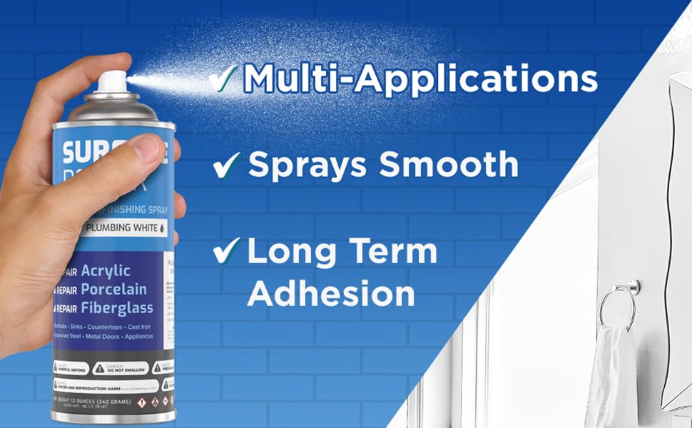 Multitech Surface Repair Tub and Tile Refinishing Kit