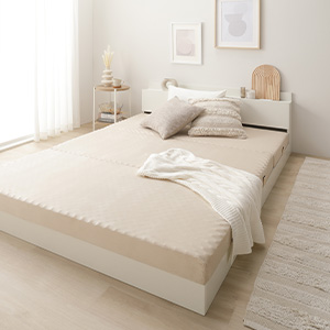 RASIK 高反発ウレタンマットレス 三つ折り ALFIL アルフィル ベージュ 高反発ウレタンマットレス プロファイル加工 三つ折りタイプ『ALFIL