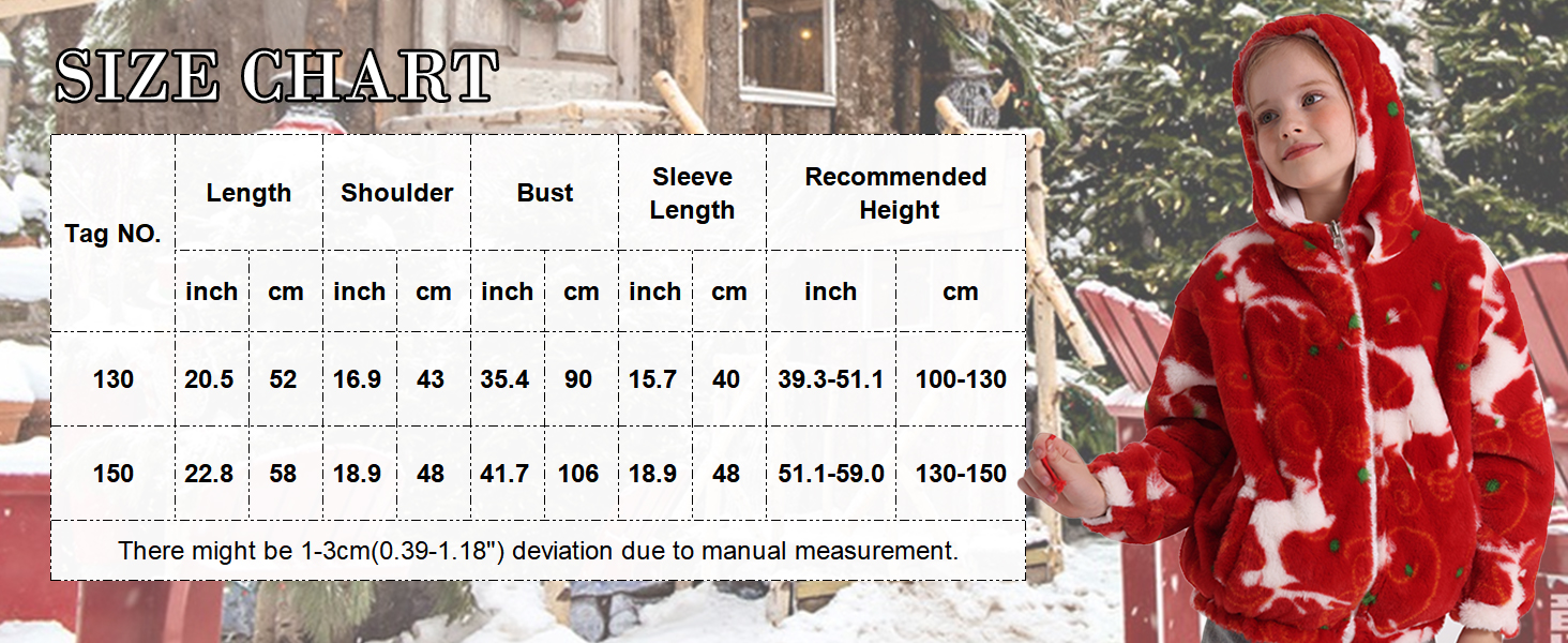 girl winter fleece coat