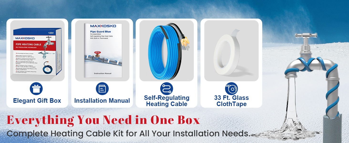 pipe heat cable