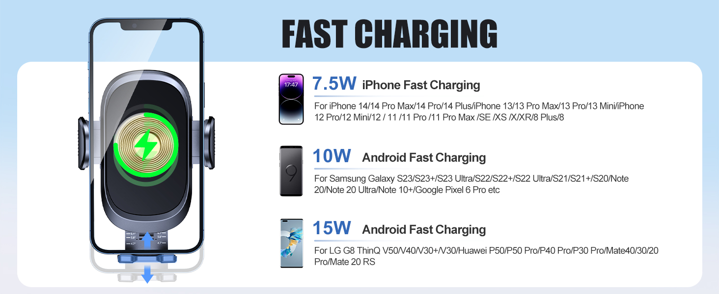 wireless charging car mount wireless car charger mount wireless charger