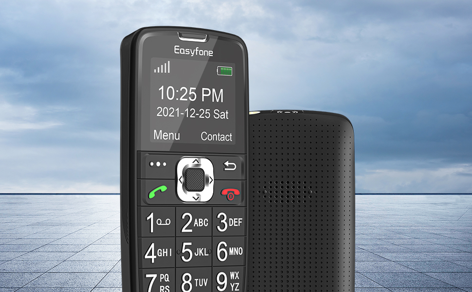 Easyfone PrimeA6 GSM Big Button Senior Mobile Phone, EasytoUse Sim