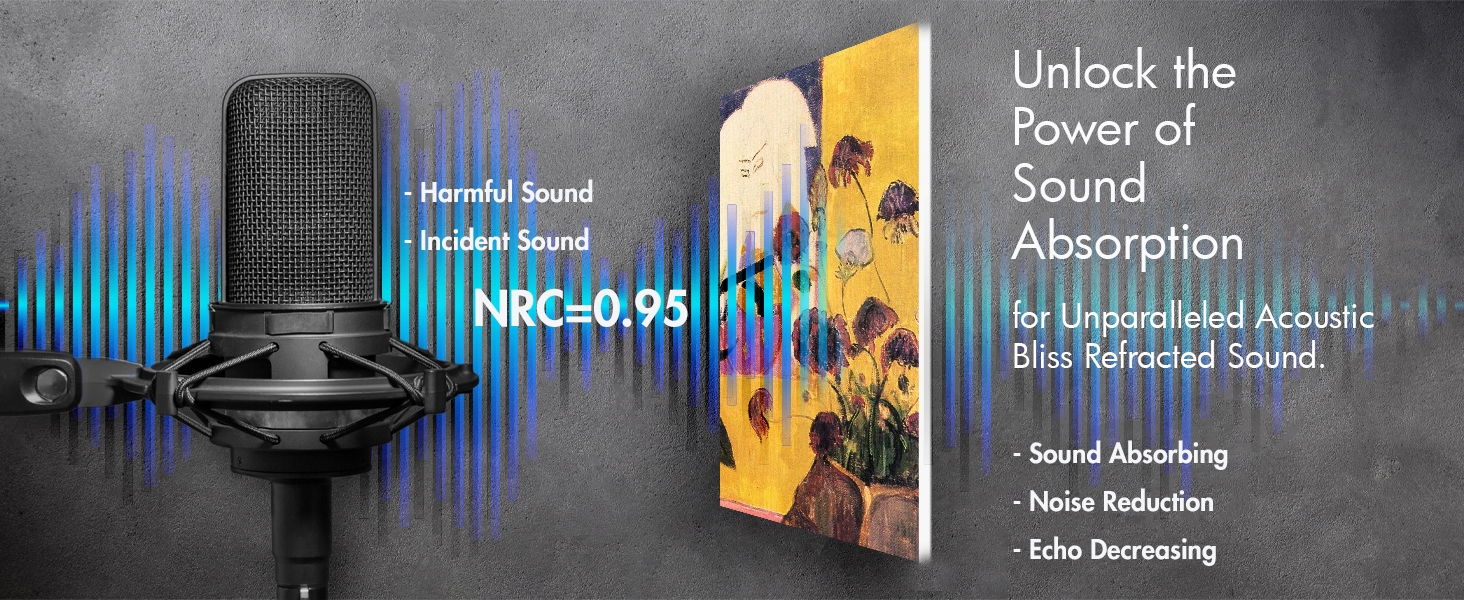 acoustic panels, sound absorbing