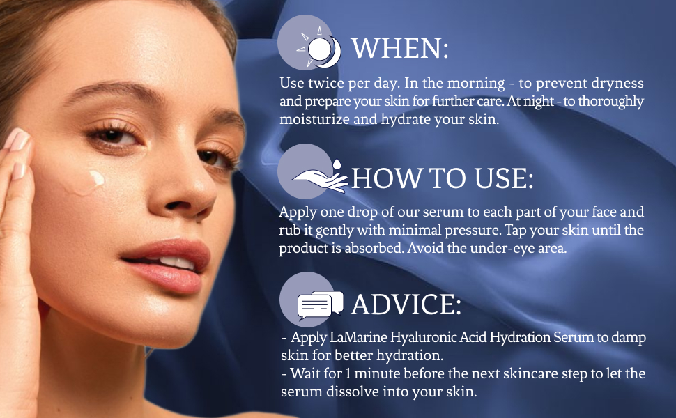 Hyaluronic Acid Serum for Face AntiAging Hydrating