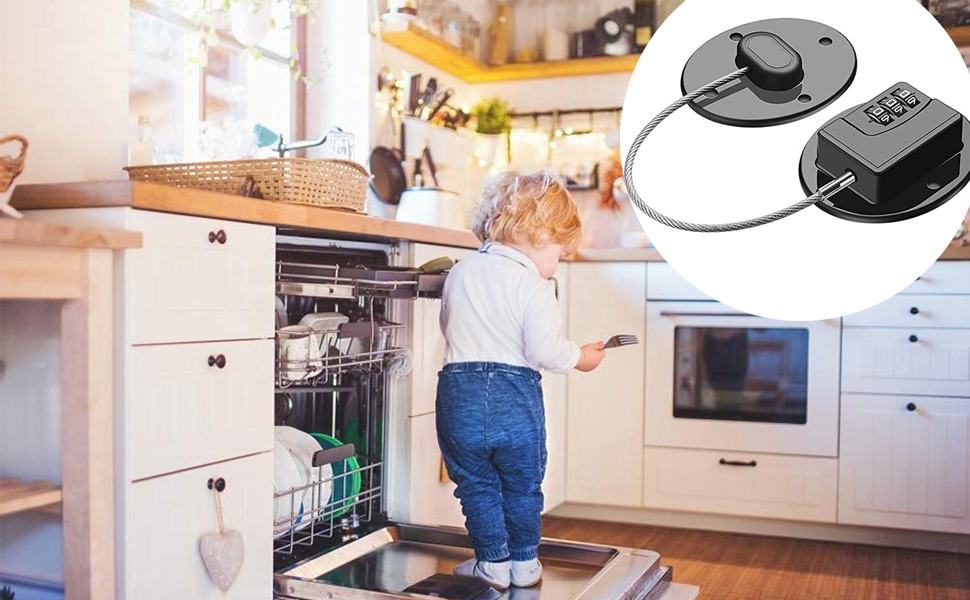 パスワード冷蔵庫のドアロックミニ冷蔵庫ロック 引き出しロック ファイルキャビネットロック キャビネット子供用安全ロック 製ファイルキャビネットキャビネット用ロック