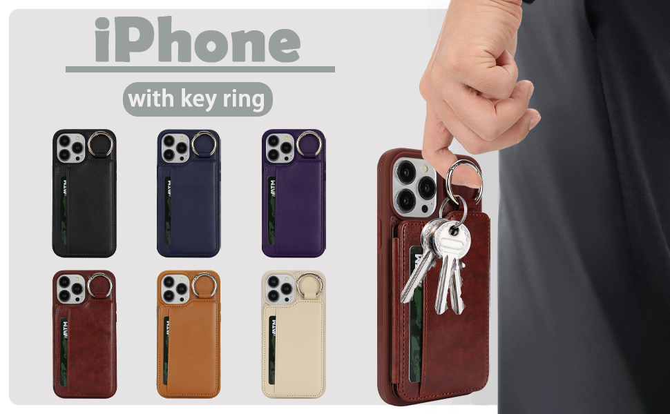 Havaya for iPhone 13 Pro Max case Wallet with Card Holder