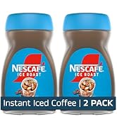 NESCAFÉ Ice Roast, Instant Iced Coffee, 2 Jars (6 Oz Each)