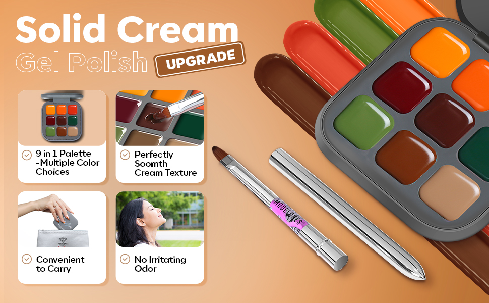 solid gel nail polish