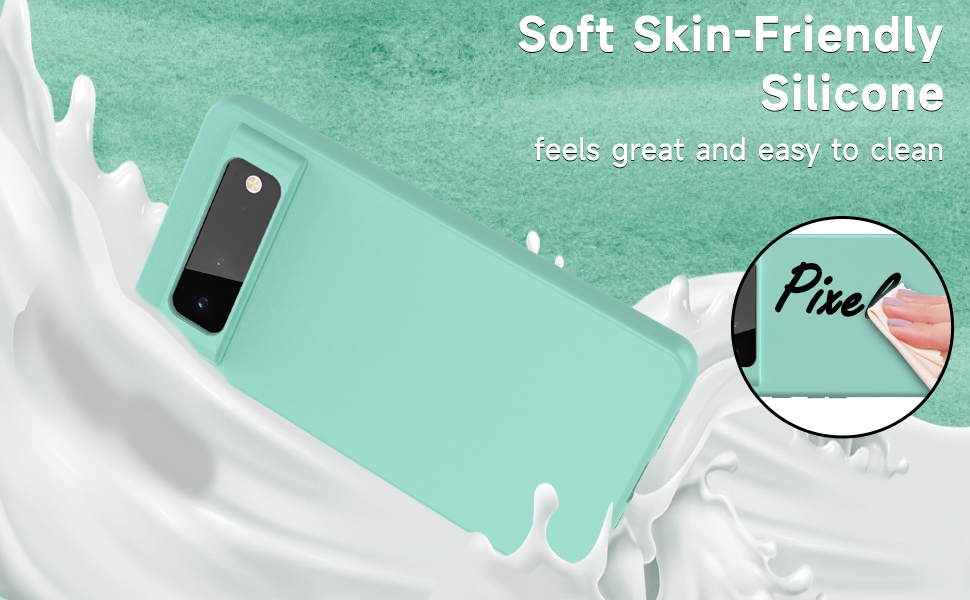 for Pixel 6A Case, Full Body Shockproof Bumper Case with Builtin