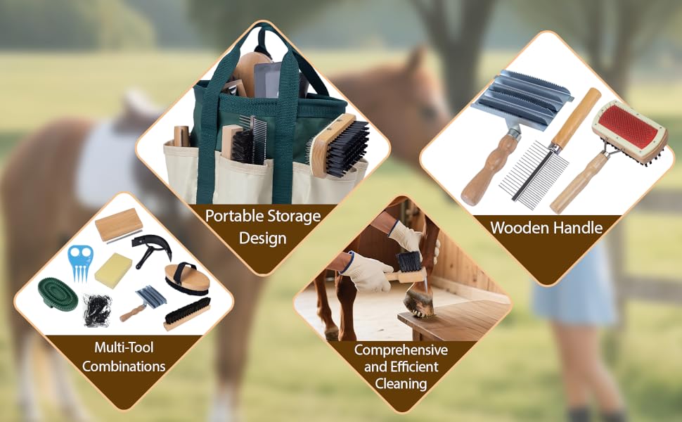 horse grooming kit