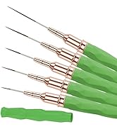Keepzi Thin Fine Line Nail Art Brush, 5 Pack Skinny Detail Long (25Mm) Medium(15/11/11Mm) Short (...