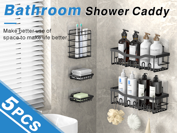 shower caddy 5 pack