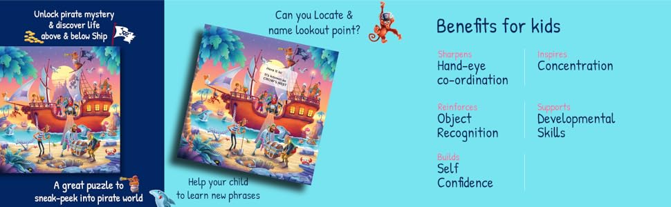 Sneaky Pirates Jumbo Jigsaw Puzzle