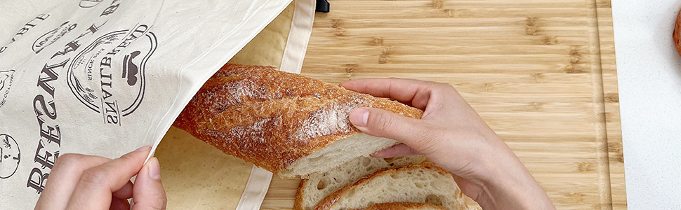 beeswax bread bag