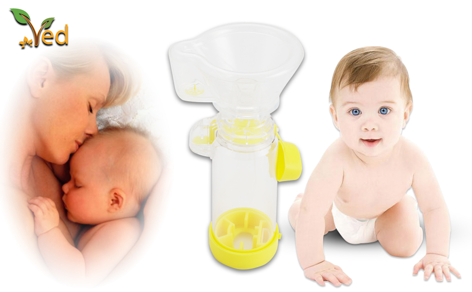 Inhaler Spacer AntiStatic Spacer Device, Inhaler Chamber, use with