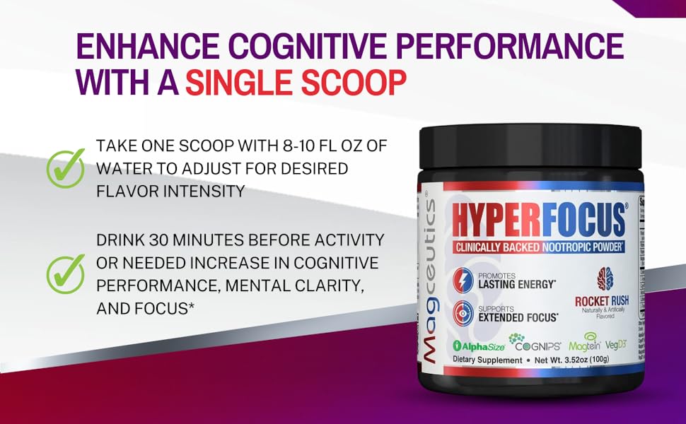 enhance cognitive performance with a single scoop
