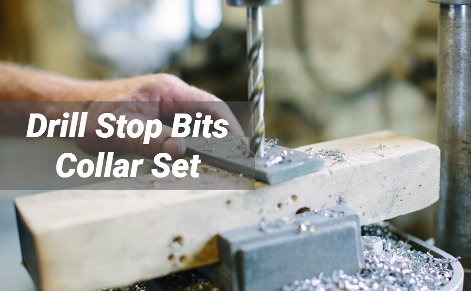 12pcs Stainless Steel Drilling Limit Ring Drill Depth Stop