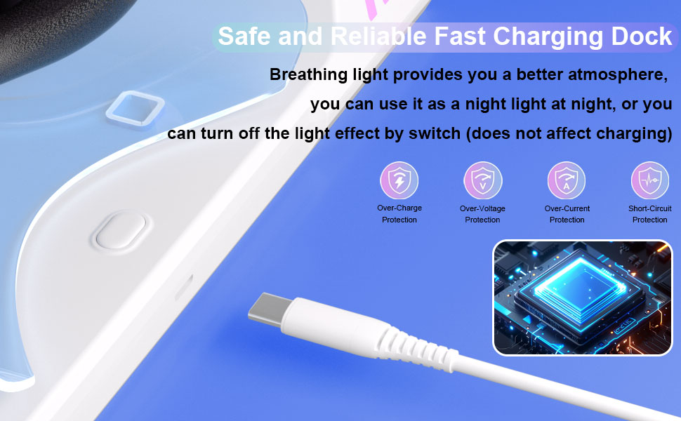 Charging Dock for Oculus Meta Quest 3S Quest 3