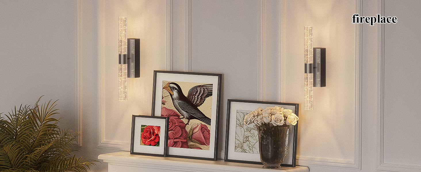 Battery operated wall sconce
