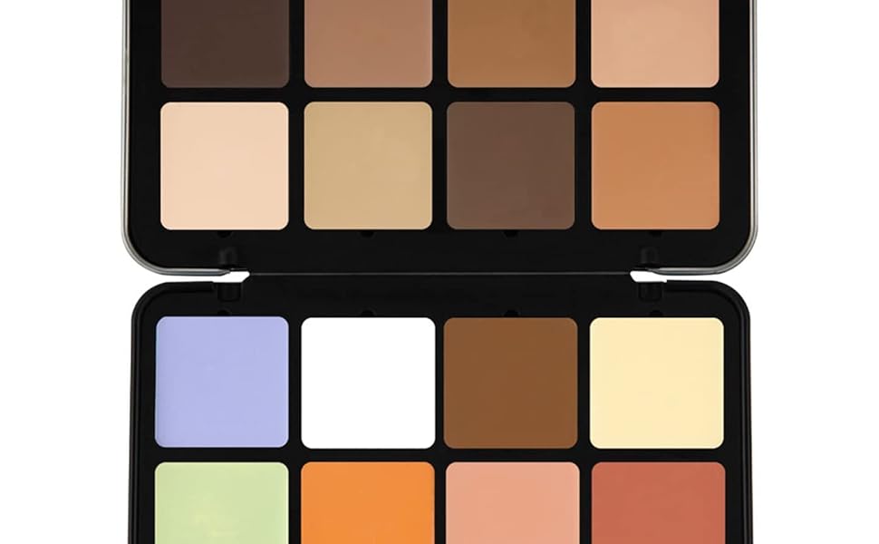 My Colors 16 Color Camouflage Hd Palette Concealer Color Corrector Palette, Multipurpose Creamy