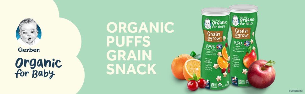 Organic Puffs Grain Snack