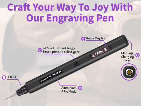 Amazon.com: AM ARROWMAX Mini Engraving Pen with 42 Bits
