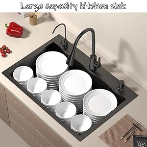 Fregadero de cocina de gran capacidad