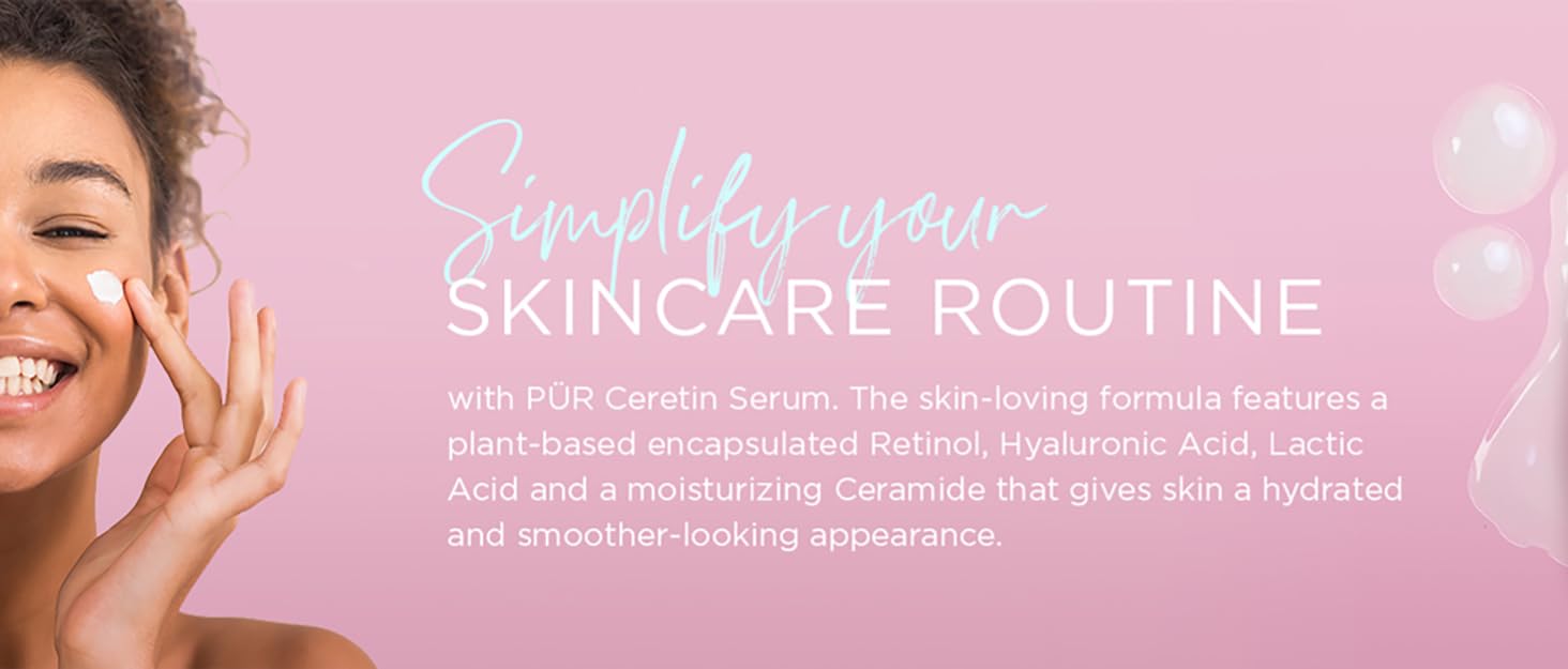 pur ceretin serum, facial serum, hydrating face serum, age defying facial serum
