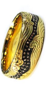 CHILL FACTOR Ayida Weddoゴールド リング M 44mm Amazon.co.jp: CHILL FACTOR コックリング Ayida Weddo アイダ