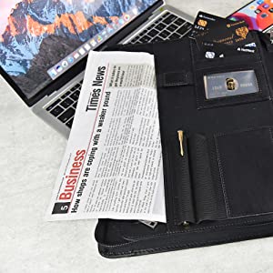 Professional padfolio organizer
