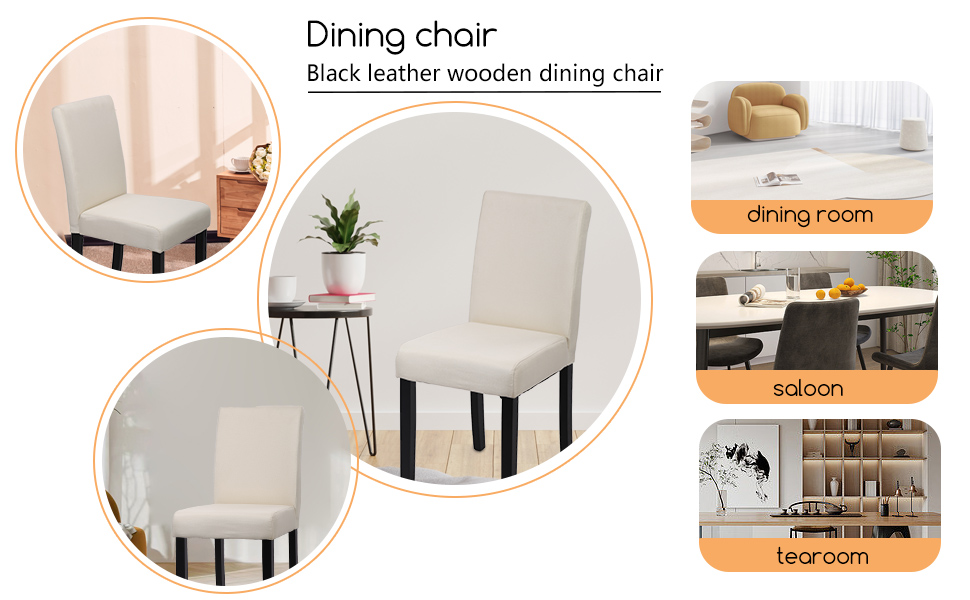 Vnewone Dining Chairs Set of 4,35'' Height Dining Room