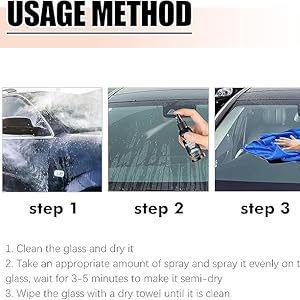Car defogger spray