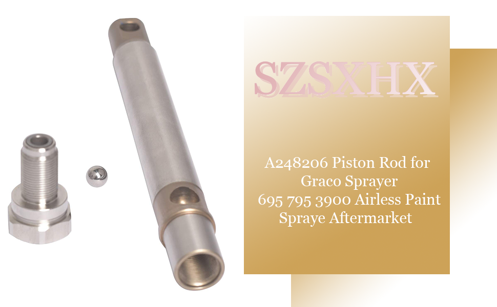 スピナーパーツオーダーページ Amazon.com: SZSXHX 248206 Piston Rod for Graco Sprayer 695