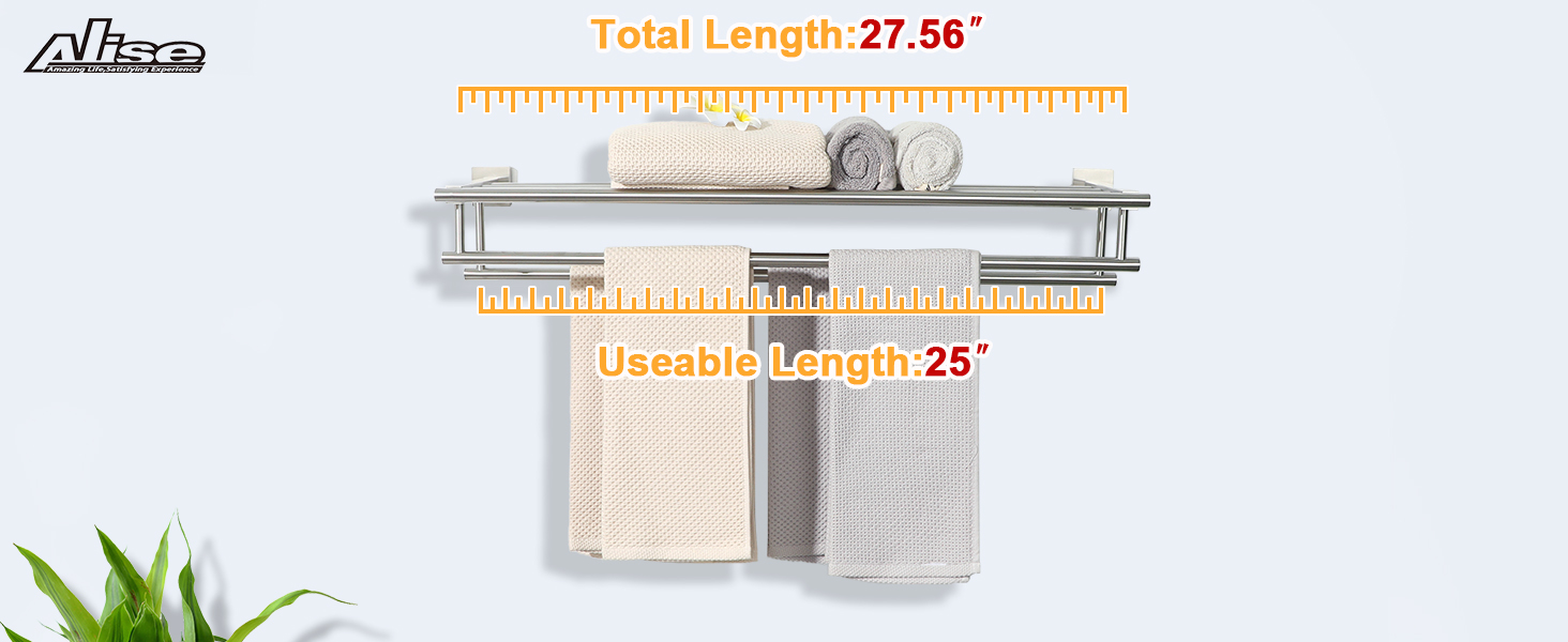 towel rack for bathroom wall