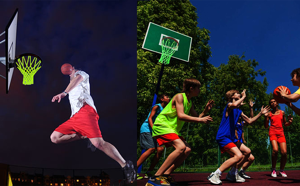 Glow in The Dark Basketball Net Replacement,Heavy Duty