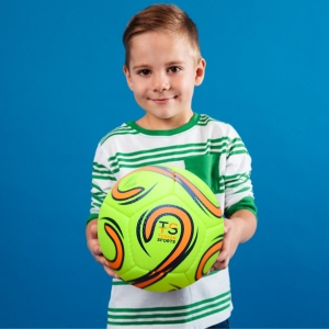Tussan Sports Mini Football – Available in Bright Fluorescent Colours, Perfect for Kids