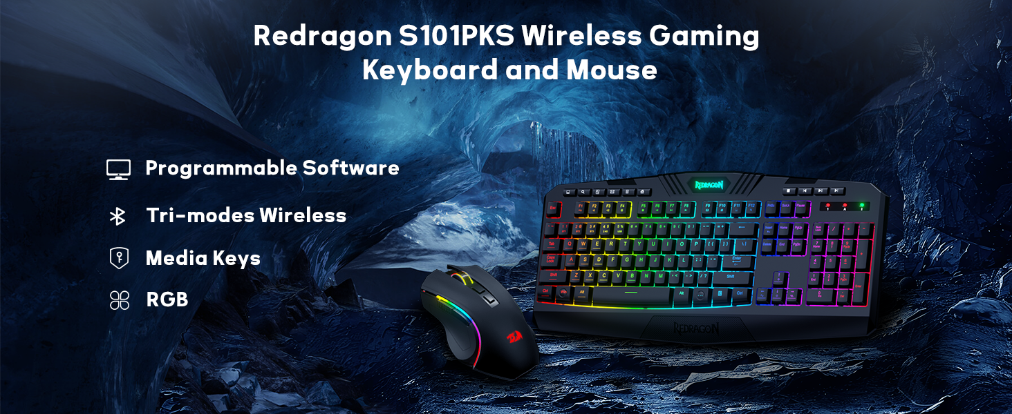 Redragon S101-PKS Gaming Keyboard and Mo... 11 Gaming Keyboard and Mouse