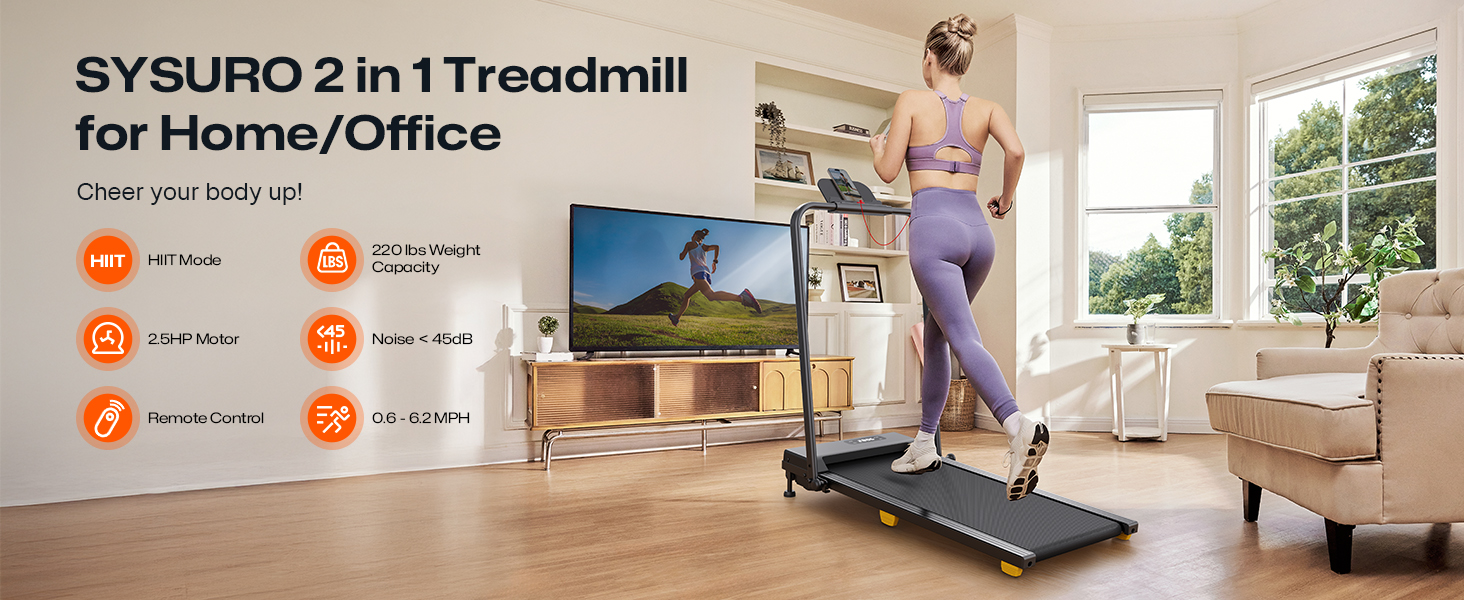 SYSURO Treadmill Unleash Your Potential, One Step at a Time