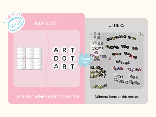 letter bracelet beads