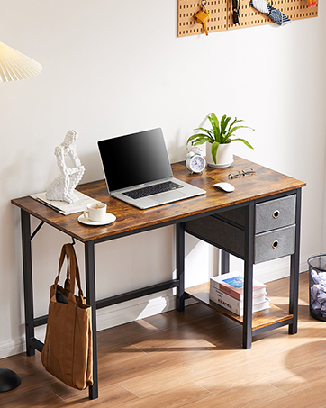 wood desk work desk pc desk small desk with drawers