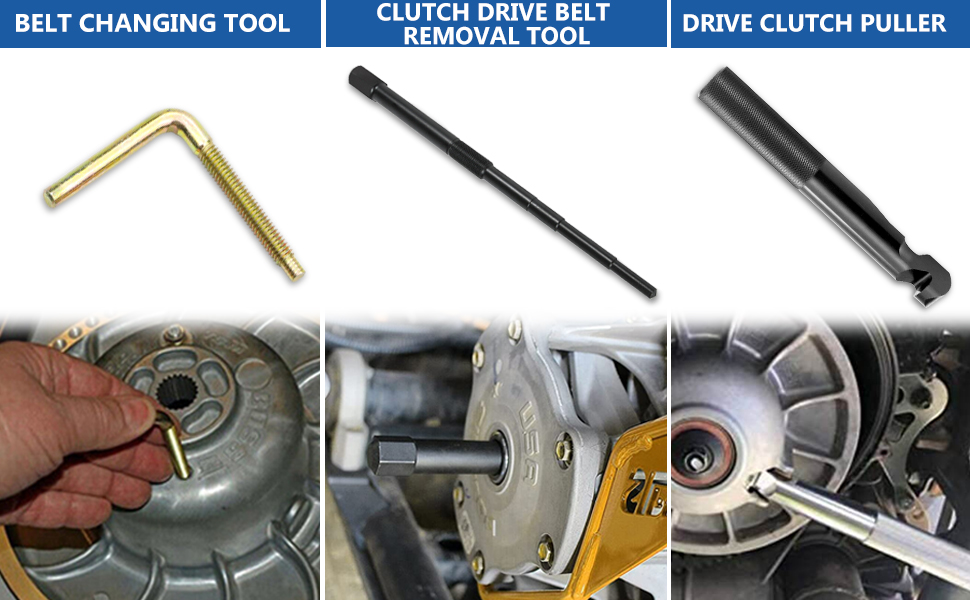 F FINEC Belt Changing Tools Clutch Drive Belt Removal Tool Removal Tool