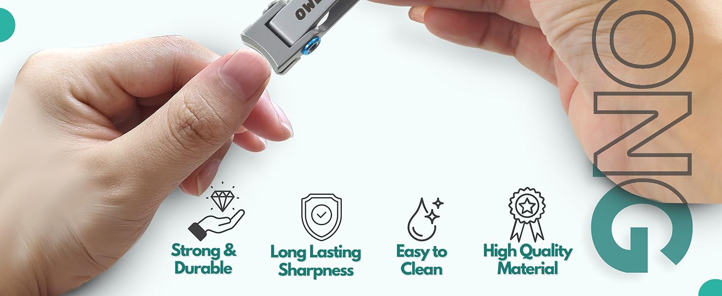 Heavy duty nail clippers set in gift box