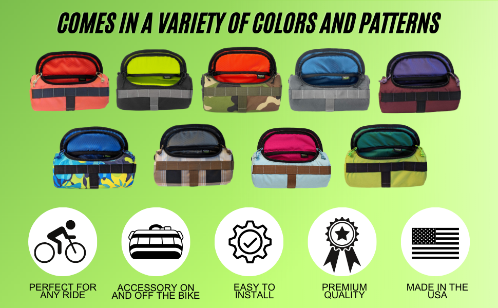 Handlebar Bag, Spacious Bike Bag, Front Basket, Bike Accessories