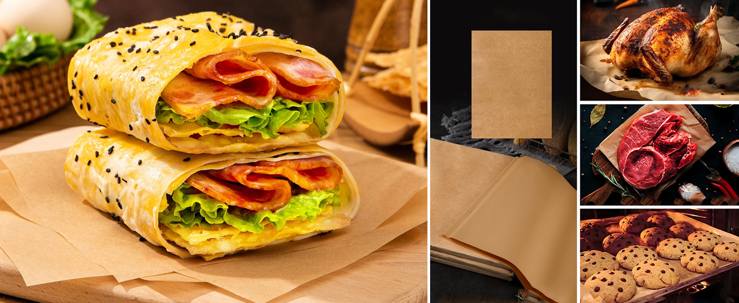 Parchment Paper Sheets,LYHOLKEER 300pcs 12x16 Inches