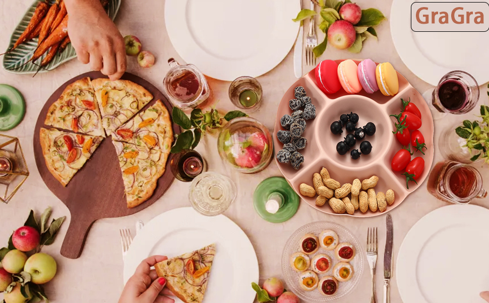 GraGra Snack Tray, Fruit Platter, Serving Platter, Fruit Platter Tray