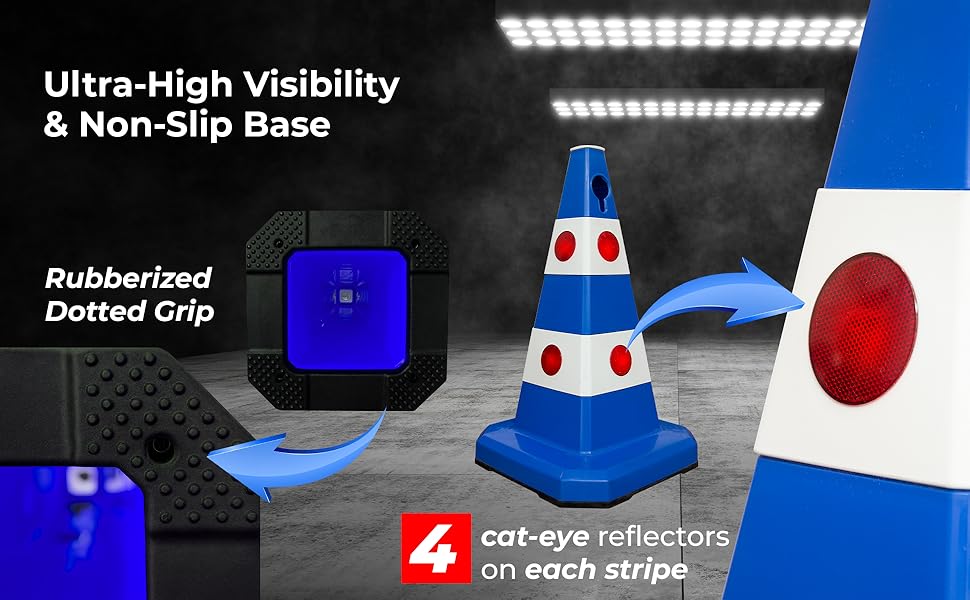 reflective traffic safety cone