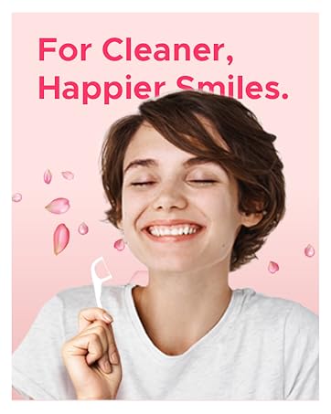 flavored floss picks rose