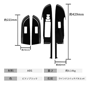 Amazon | NN/AA 新型 トヨタ ライズ 専用内装 ドア ウィンドウ